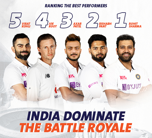 India Dominate the Battle Royale: Ranking Top 5 Performances