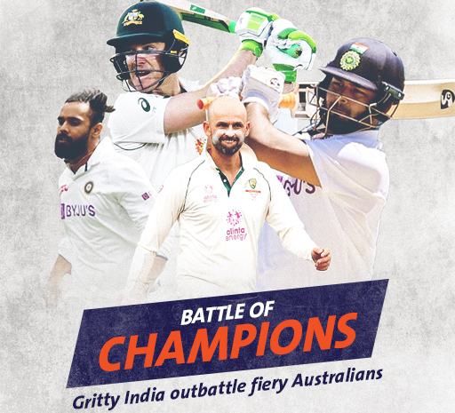 Gritty India Outbattle Fiery Australians
