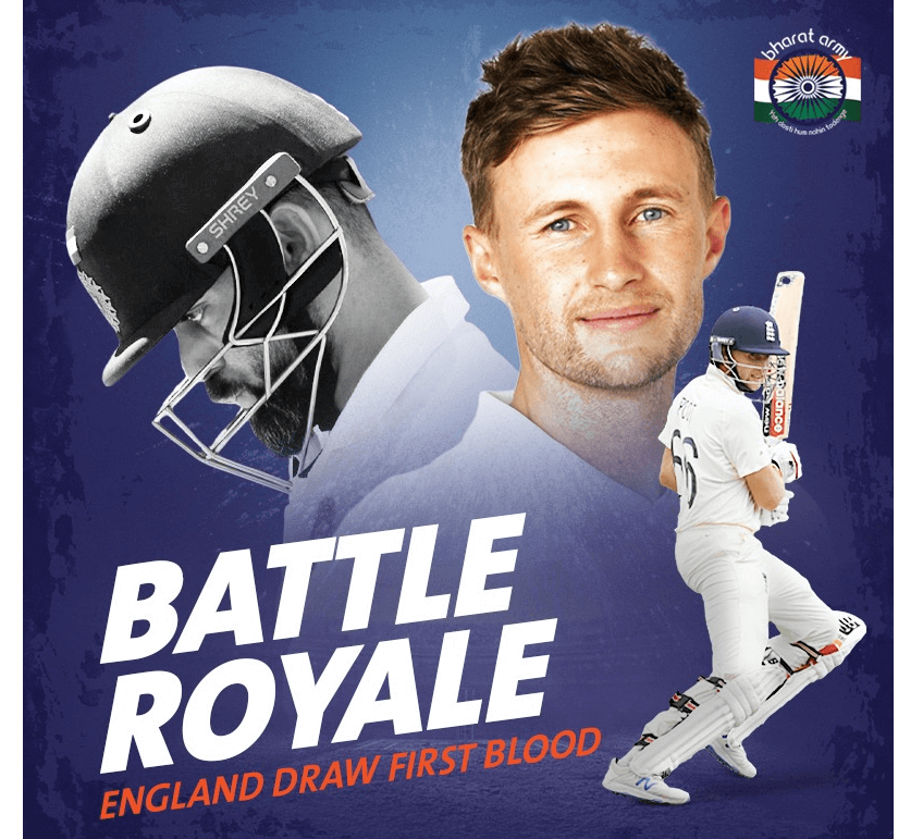 Battle Royale: England Draw First Blood against India